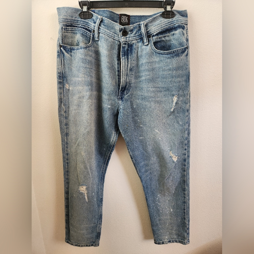 BDG Urban Outfitters Jeans Men's 32 X 30 DAD SLIM TAPER FIT Medium Wash‎ Blue